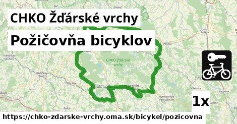 Požičovňa bicyklov, CHKO Žďárské vrchy