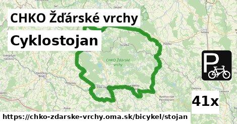 Cyklostojan, CHKO Žďárské vrchy