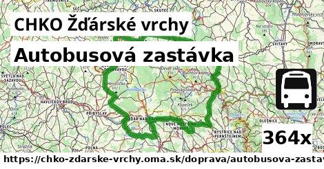 Autobusová zastávka, CHKO Žďárské vrchy