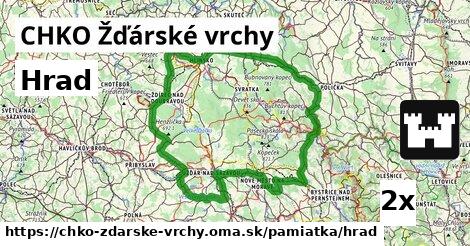 Hrad, CHKO Žďárské vrchy