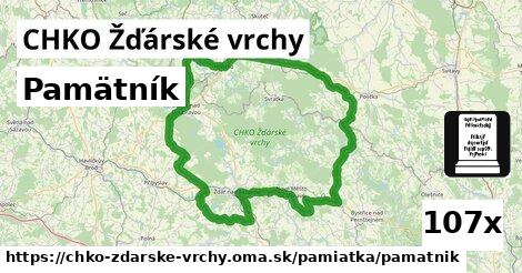 Pamätník, CHKO Žďárské vrchy