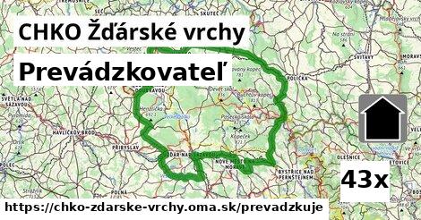 prevádzkovateľ v CHKO Žďárské vrchy