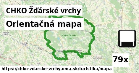 Orientačná mapa, CHKO Žďárské vrchy