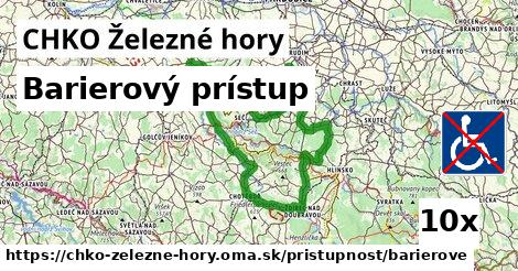 Barierový prístup, CHKO Železné hory