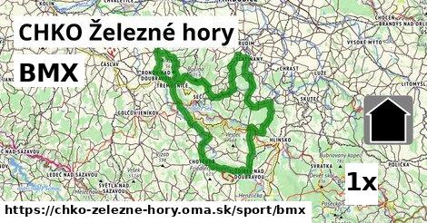 BMX, CHKO Železné hory