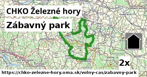 Zábavný park, CHKO Železné hory