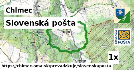 Slovenská pošta, Chlmec