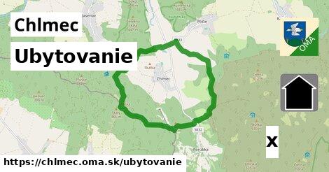 ubytovanie v Chlmec