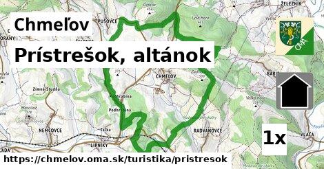 Prístrešok, altánok, Chmeľov