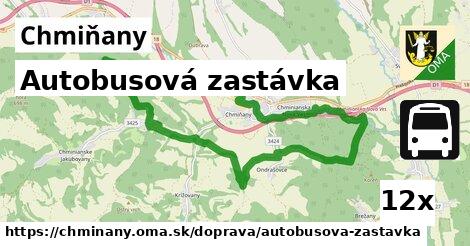 Autobusová zastávka, Chmiňany