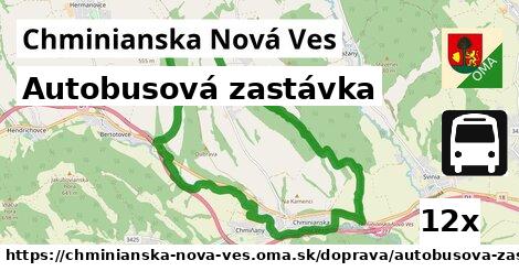 Autobusová zastávka, Chminianska Nová Ves