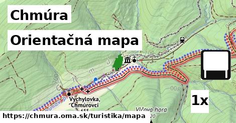 orientačná mapa v Chmúra