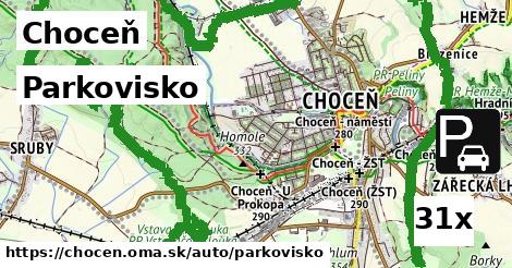 Parkovisko, Choceň