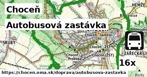 Autobusová zastávka, Choceň