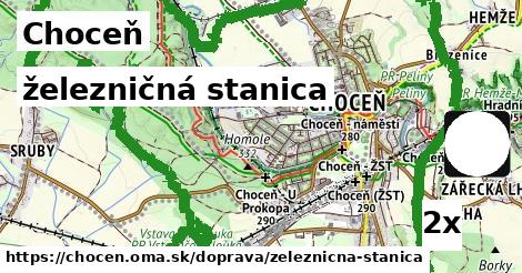 železničná stanica, Choceň