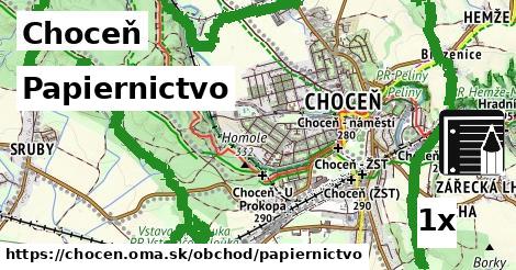 Papiernictvo, Choceň