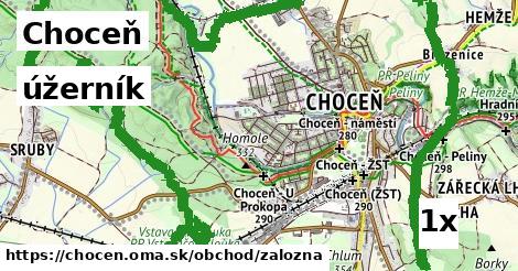 úžerník, Choceň