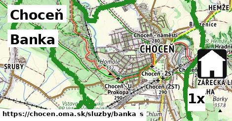 Banka, Choceň
