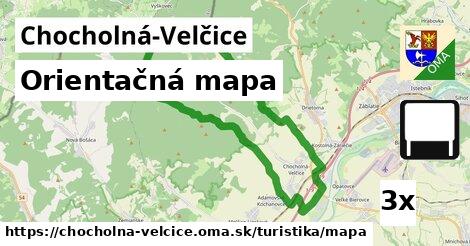 Orientačná mapa, Chocholná-Velčice