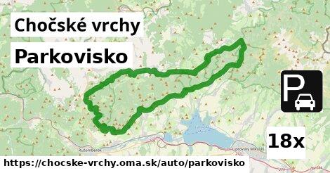 Parkovisko, Chočské vrchy