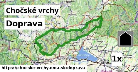 doprava v Chočské vrchy