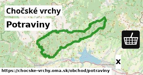 Potraviny, Chočské vrchy