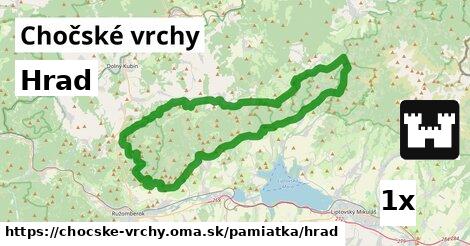 Hrad, Chočské vrchy