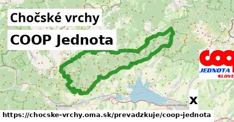 COOP Jednota, Chočské vrchy