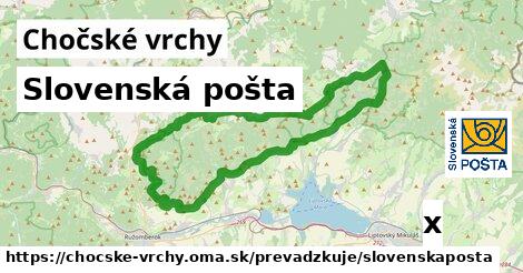 Slovenská pošta, Chočské vrchy