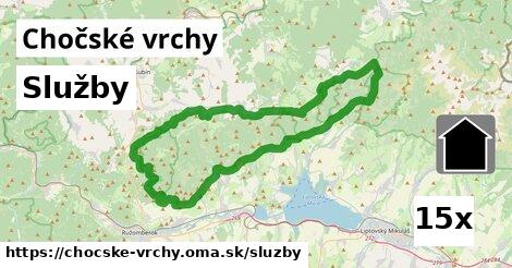 služby v Chočské vrchy