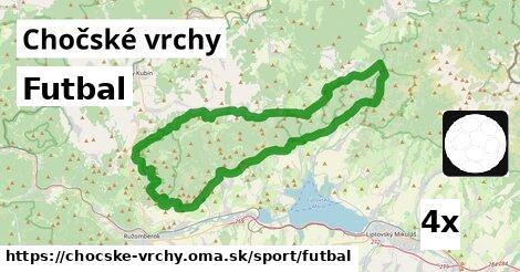 Futbal, Chočské vrchy