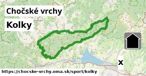 Kolky, Chočské vrchy