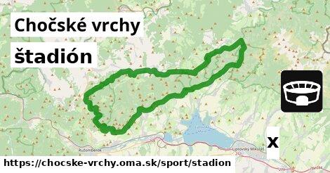 štadión, Chočské vrchy