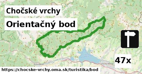 Orientačný bod, Chočské vrchy