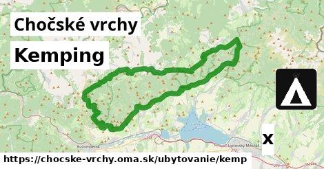 Kemping, Chočské vrchy