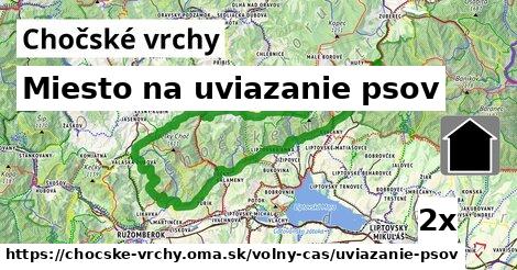 Miesto na uviazanie psov, Chočské vrchy