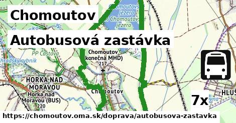 Autobusová zastávka, Chomoutov