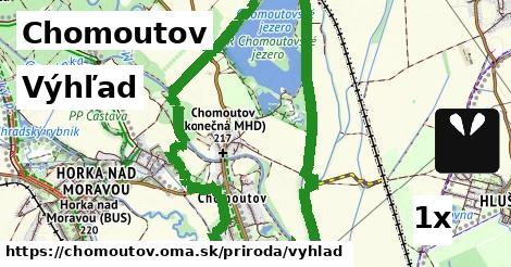 výhľad v Chomoutov