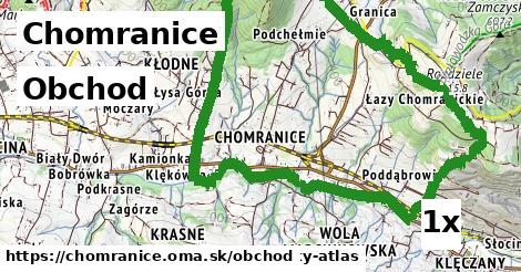 obchod v Chomranice