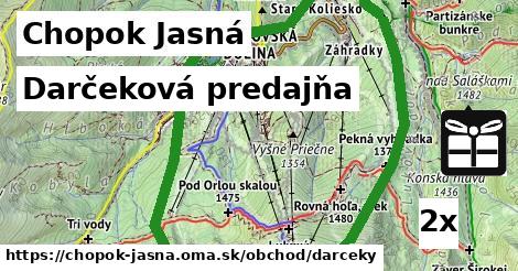 Darčeková predajňa, Chopok Jasná