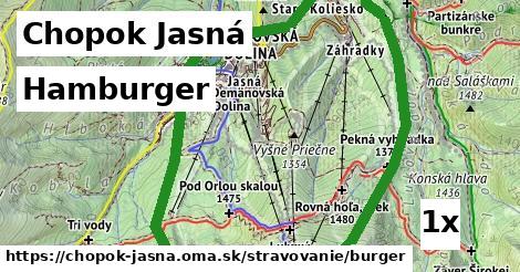 Hamburger, Chopok Jasná