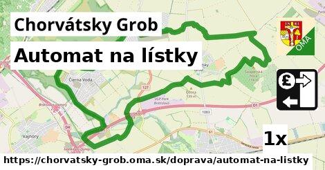 automat na lístky v Chorvátsky Grob