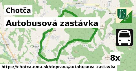 Autobusová zastávka, Chotča