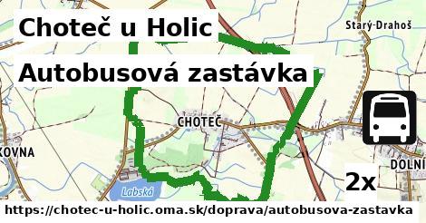 Autobusová zastávka, Choteč u Holic