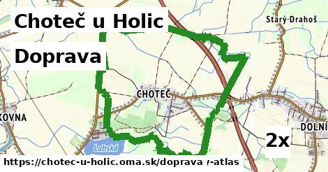 doprava v Choteč u Holic