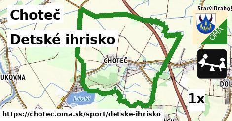 detské ihrisko v Choteč