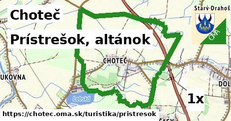 prístrešok, altánok v Choteč