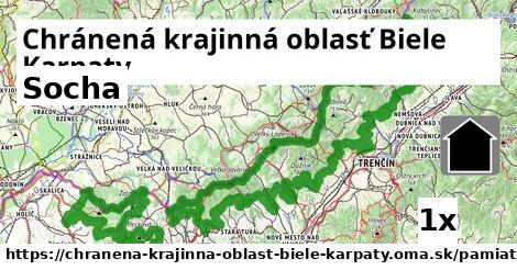 Socha, Chránená krajinná oblasť Biele Karpaty
