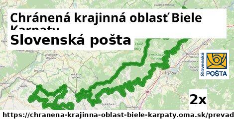 Slovenská pošta, Chránená krajinná oblasť Biele Karpaty