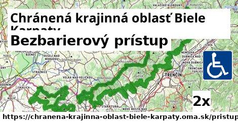 Bezbarierový prístup, Chránená krajinná oblasť Biele Karpaty